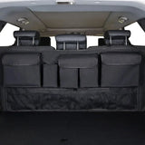NNEOBA Back Seat Car Trunk Hanging Storage Bag 9 Pocket Organizer Black