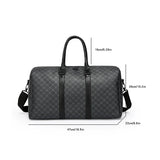 NNEOBA Mens Travel Bag Large PU Business Luggage