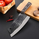 NNEOBA Handmade Forged Kitchen Knife Brown