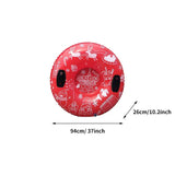 NNEOBA Winter Inflatable Snow Tube