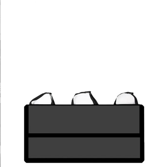 NNEOBA Back Seat Car Trunk Hanging Storage Bag 9 Pocket Organizer Black