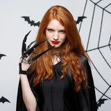 1-Pair Halloween Finger Claws Flexible Skeleton Hand Extensions