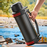 NNEOBA 2000ML Thermos Bottle Black