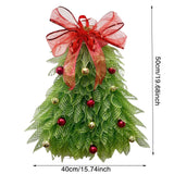 Christmas Tree Ribbon Garland Wreath