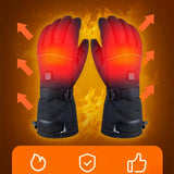 Rechargeable Heated Waterproof Ski Gloves