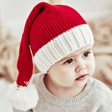 Kids’ Christmas Knitted Beanie Hat with Cute Pom Pom