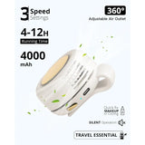 NNEOBA Portable Bladeless Clip-On Waist Fan