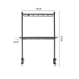NNEOBA Camping Storage Detachable Organizer Rack Black