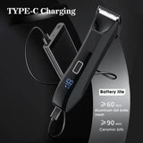 NNEOBA Dual-Head Waterproof Body Trimmer with Foil Blade