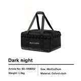 NNEOBA 30L Portable Camping Storage Bag Heavy-Duty Gear Organizer Black