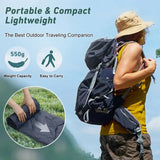 NNEOBA Inflatable Camping Sleeping Pad Nylon Air Mattress Blue