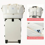 NNEOBA 2 Piece Travel Duffel Bag Set White