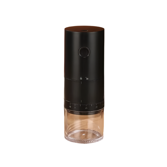 NNEOBA Portable Electric Coffee Grinder 38 Setting Adjustable Ceramic Burr Black