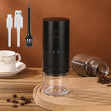 NNEOBA Portable Electric Coffee Grinder 38 Setting Adjustable Ceramic Burr Black
