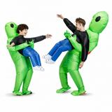 Kids Inflatable Alien Monster Costume – Scary ET Cosplay Outfit for Halloween, Christmas, Thanksgiving, Parties & Festivals