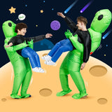 Kids Inflatable Alien Monster Costume – Scary ET Cosplay Outfit for Halloween, Christmas, Thanksgiving, Parties & Festivals