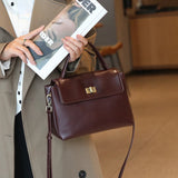 Women's Genuine Leather Crossbody Satchel