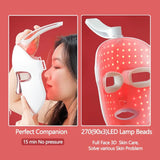 NNEOBA 7 Colors LED Facial Mask - Wireless Face Care Treatment