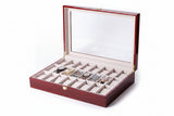24-Slot Wooden Watch Storage Box – Large Capacity Watch & Jewelry Organizer Display Case