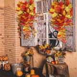 2-Piece 75CM Artificial Maple Leaf Garland