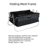 NNEOBA Outdoor Tactical Camping Storage Basket Black