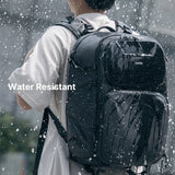 NNEOBA 35L Hardshell Camera Backpack Black