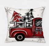 Christmas Festive Throw Pillowcases for Sofa & Bed
