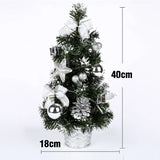 40CM LED Christmas Tree Nightlight LED Light Pine Needle Tree Mini Xmas Tree Christmas Decoration Desktop Ornament New Year Gift