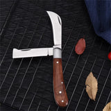NNEOBA Folding Grafting Knife Brown