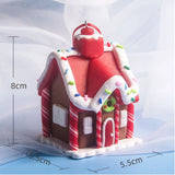 5PCS Gingerbread House Christmas Ornament Set
