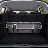 NNEOBA Car Back Seat Organizer Oxford Polyester Hanging Storage Bag Black