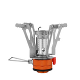NNEOBA 3000W Foldable Camping Gas Stove Silver