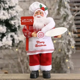 30CM Christmas Santa Claus Plush Doll