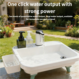 NNEOBA Portable Camping Sink – Foldable Outdoor Sink with Electric Water Pump