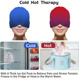 NNEOBA Ice Headache Relief Cap – Gel Cold Compress Migraine Therapy Hat