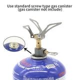 NNEOBA 3000W Camping Mini Gas Stove Grey