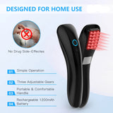 NNEOBA Cold Laser Therapy Device 18x620nm Diode Black