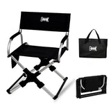 NNEOBA Foldable Aluminum Portable Camping Seat 100kg Capacity Black