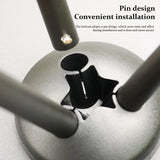 NNEOBA Folding Round Table Portable Telescopic Outdoor Three-legged Dining Table with lamp holder