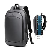 NNEOBA 17-Inch Laptop Backpack with USB Port Grey