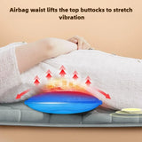 NNEOBA Electric Full Body Massage Mattress with Heat, Airbag, and Kneading Grey