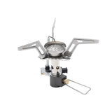 NNEOBA Ultralight Portable Backpacking Gas Stove 7165 BTU Camp Burner Silver