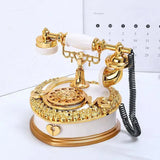 NNEOBA Vintage-Inspired Old-Fashioned Telephone Music Box in Light Luxury Classic Style