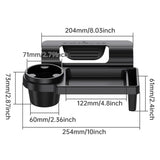 NNEOBA Multifunctional Car Side Door Hanging Organizer with Cup Holder Black