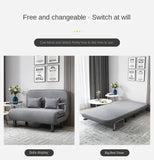 NNEOBA Simple Fabric Folding Sofa & Bed Dual Purpose