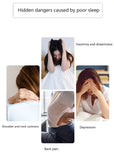 NNEOBA Multi-Functional Solid Wood Sleeping Stool - Chicken Wing Wood Cervical Vertebra Pillow