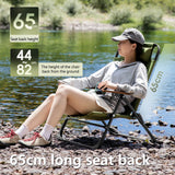 NNEOBA Camping Folding Chair with Detachable Pillow Green