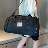 NNEOBA Waterproof Travel Storage Shoulder Bag Black