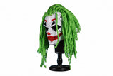 Cyberpunk Clown Mask with Green Hair