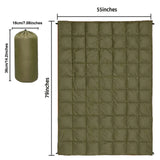 NNEOBA All-Season Lightweight Camping Blanket Green